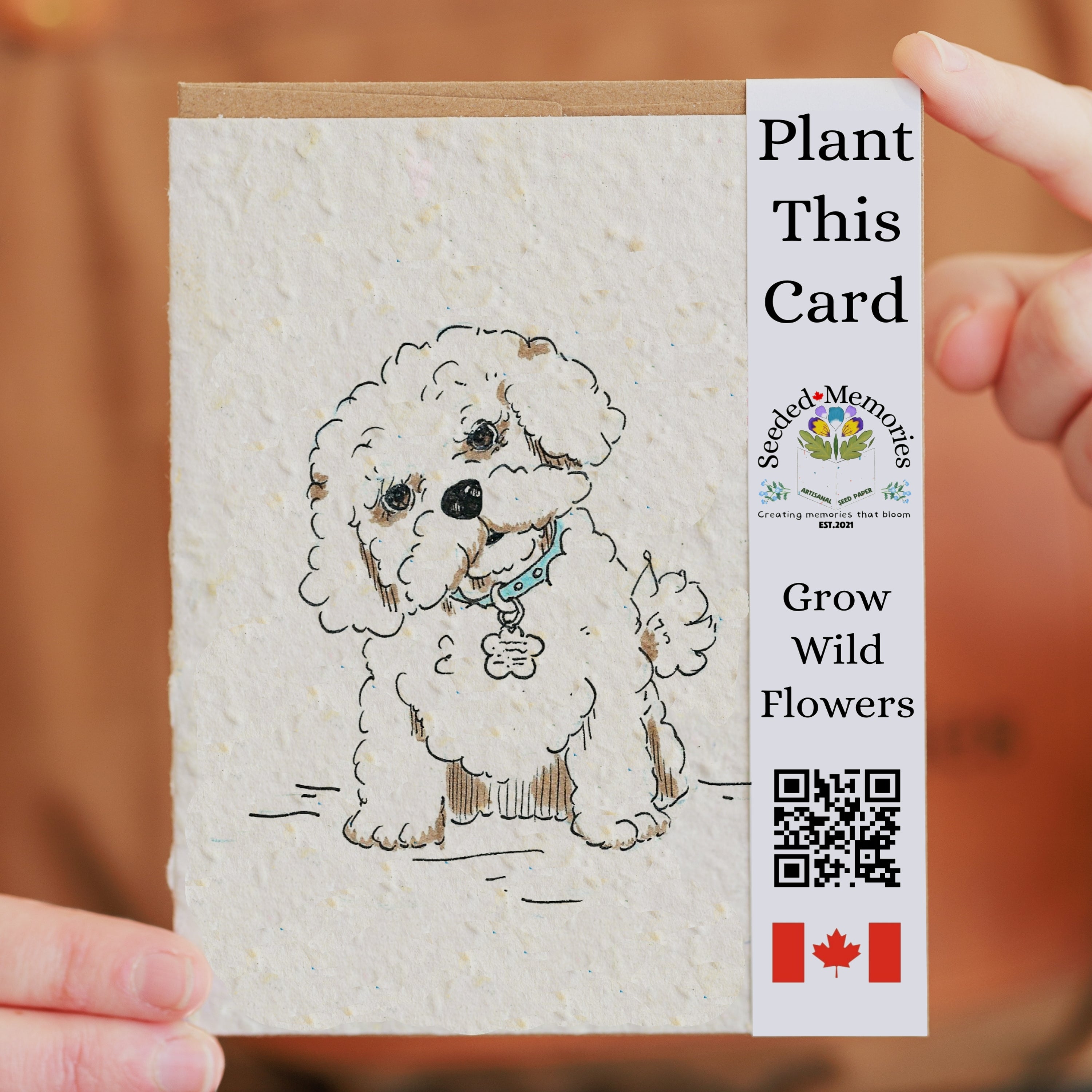 Fluffy - Dog Card