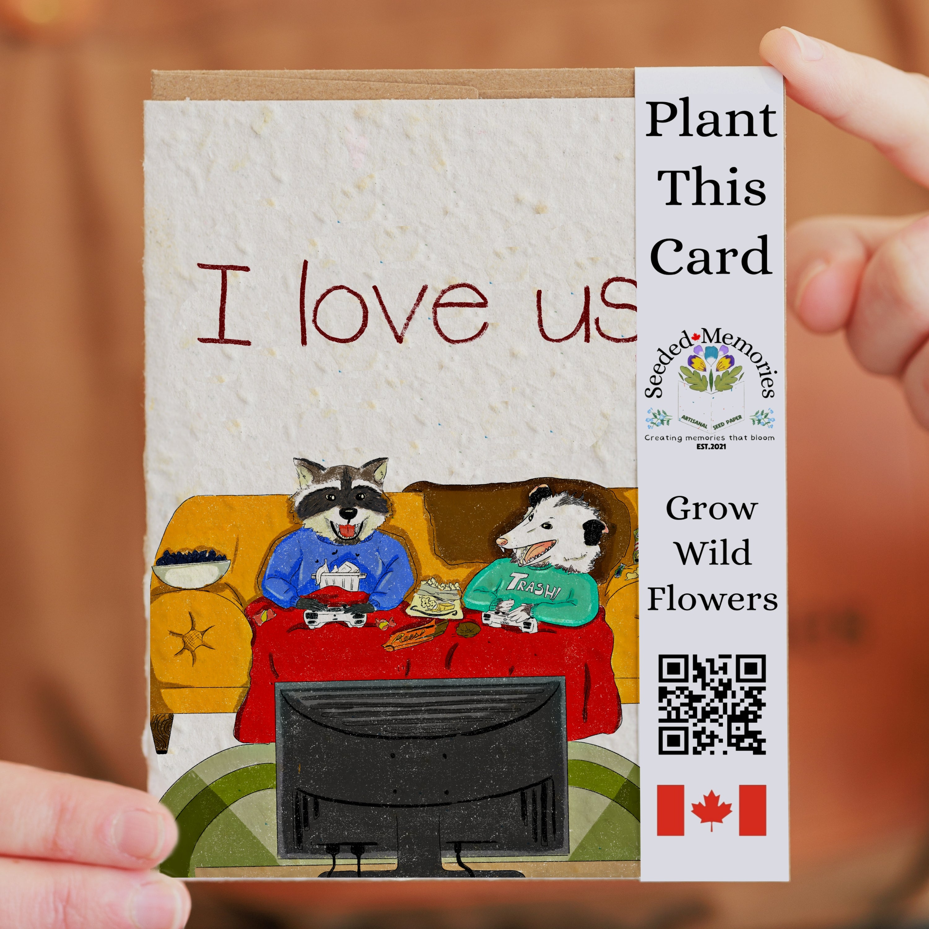 I love us - Love card