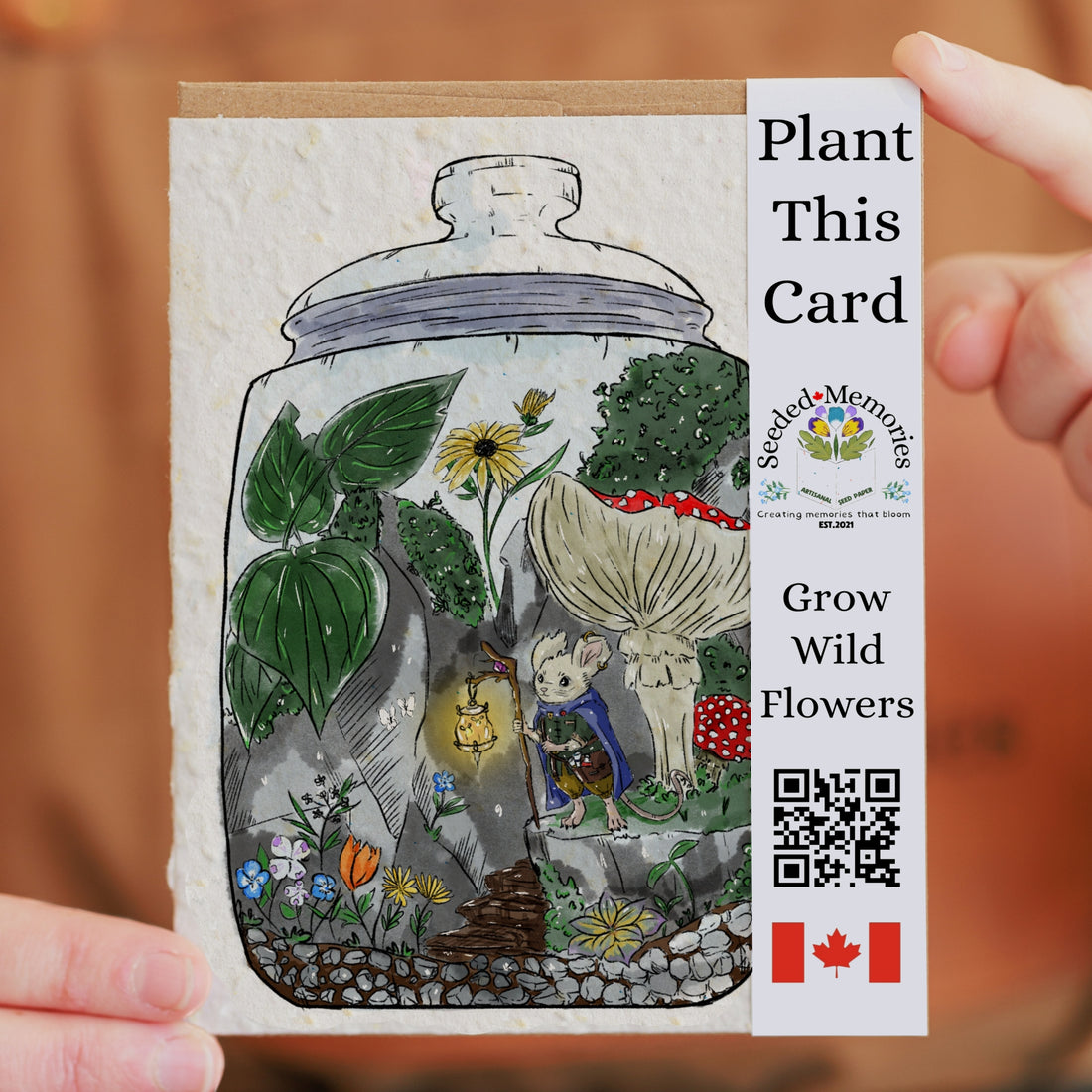 Spring Terrarium - Nature Card