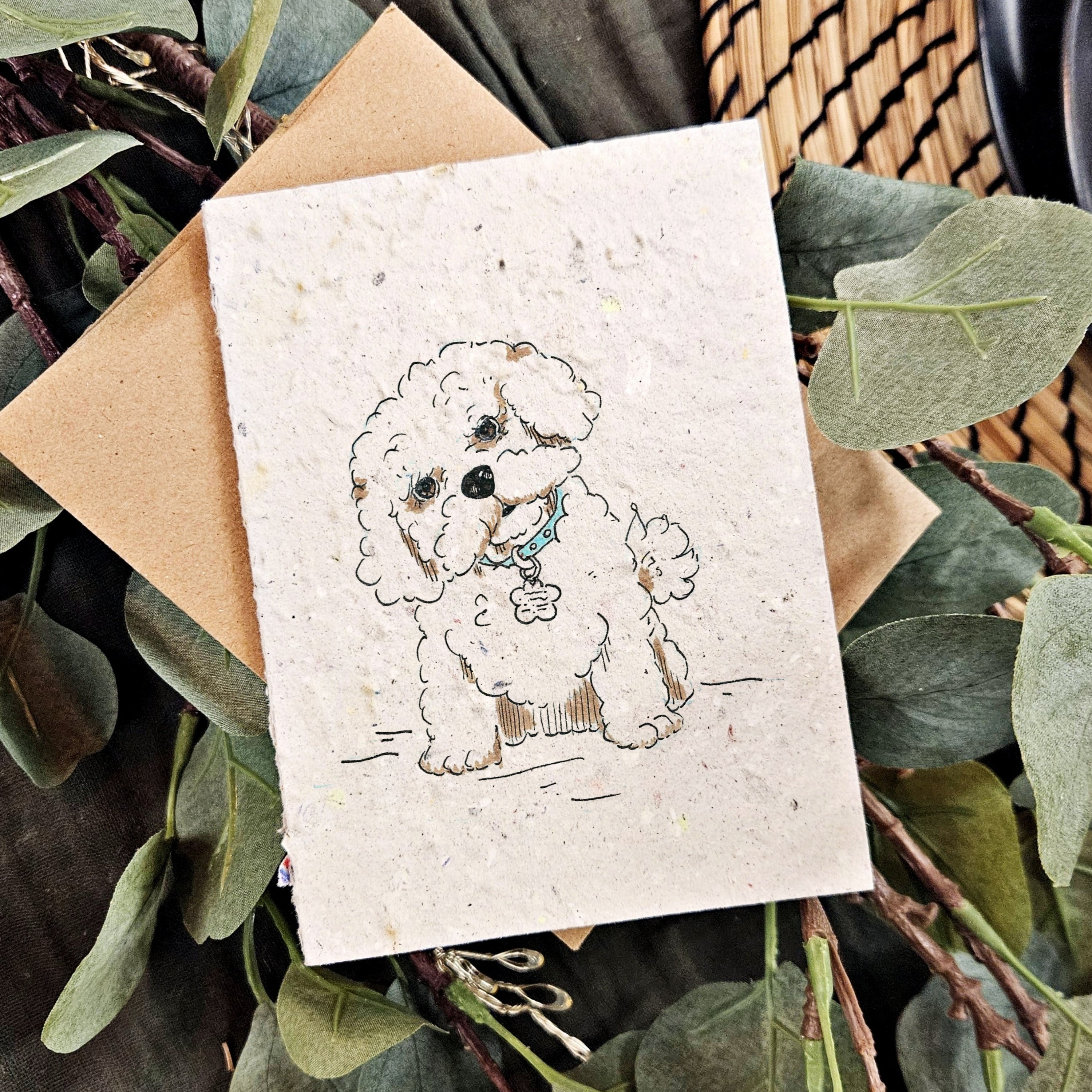 Fluffy - Dog Card