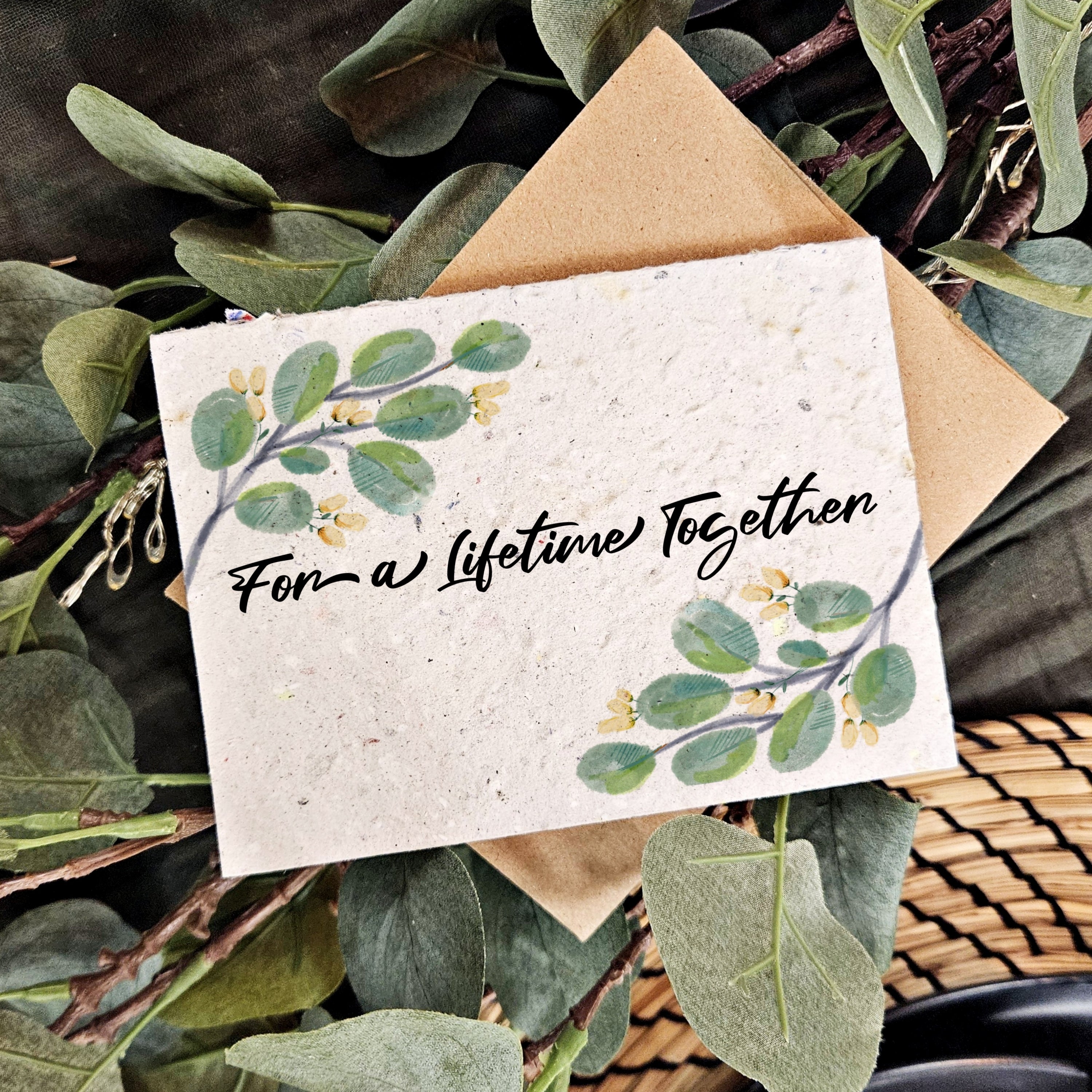 For a Lifetime Together - Love Card