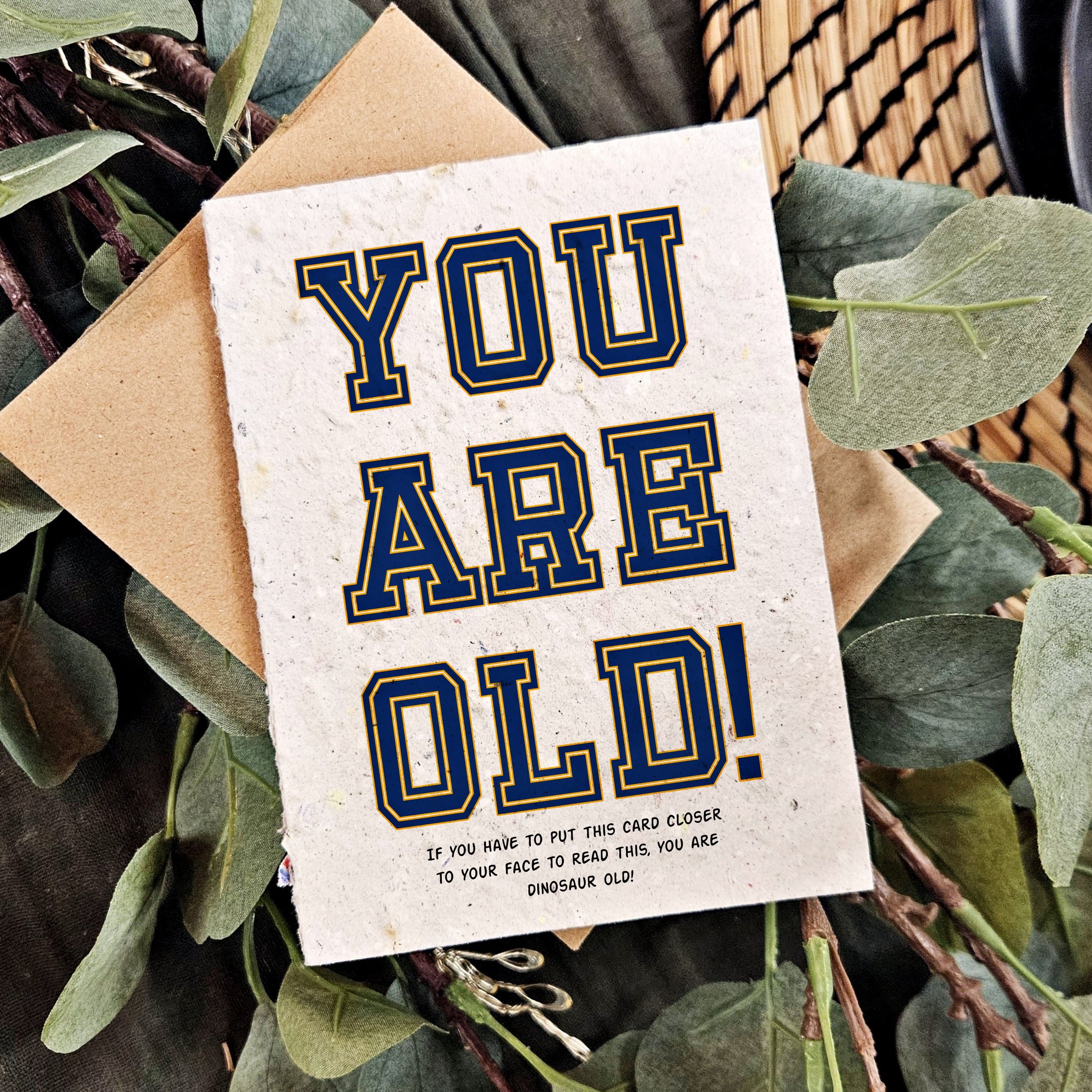You Are Old - Birthday Card