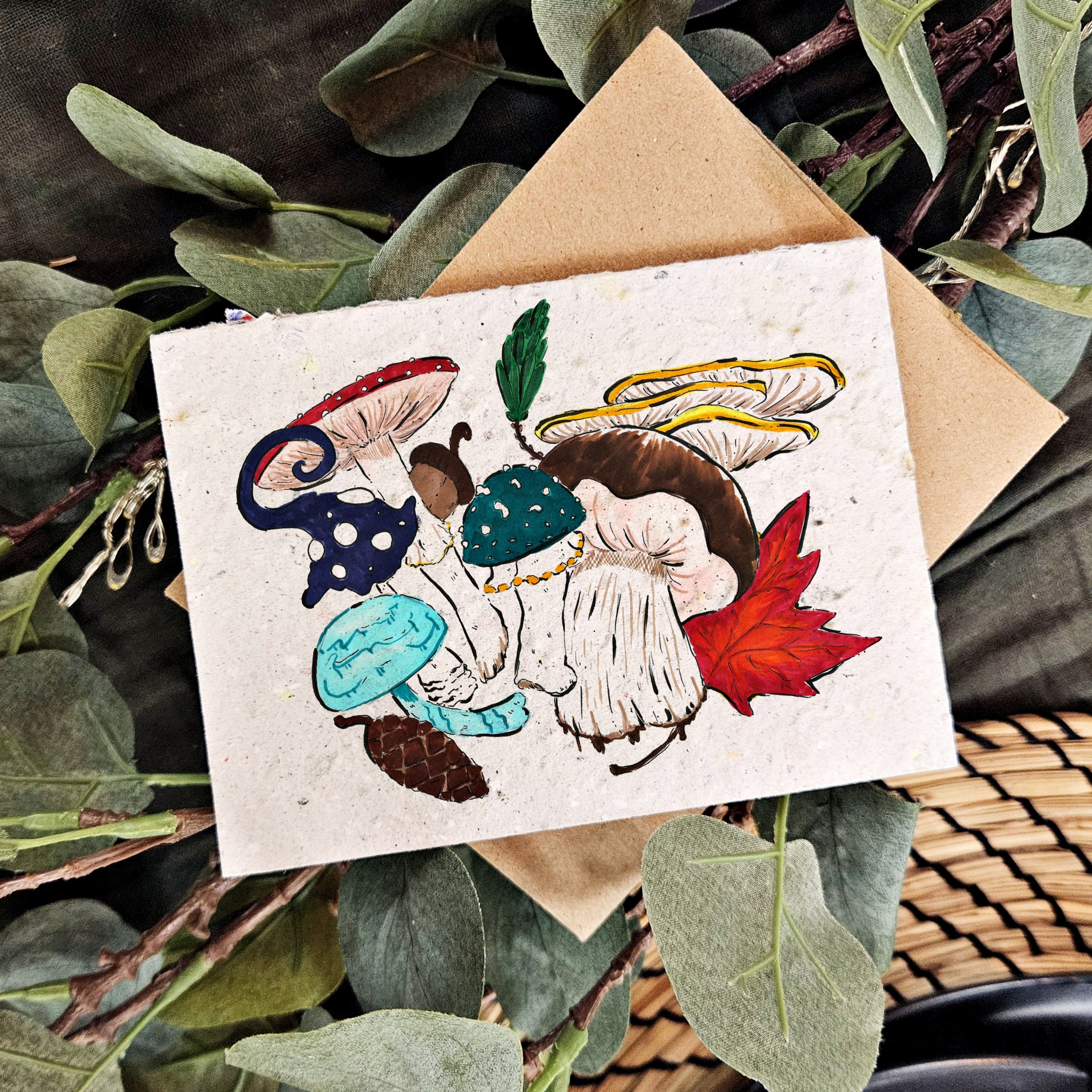 Shrooms - Nature Card