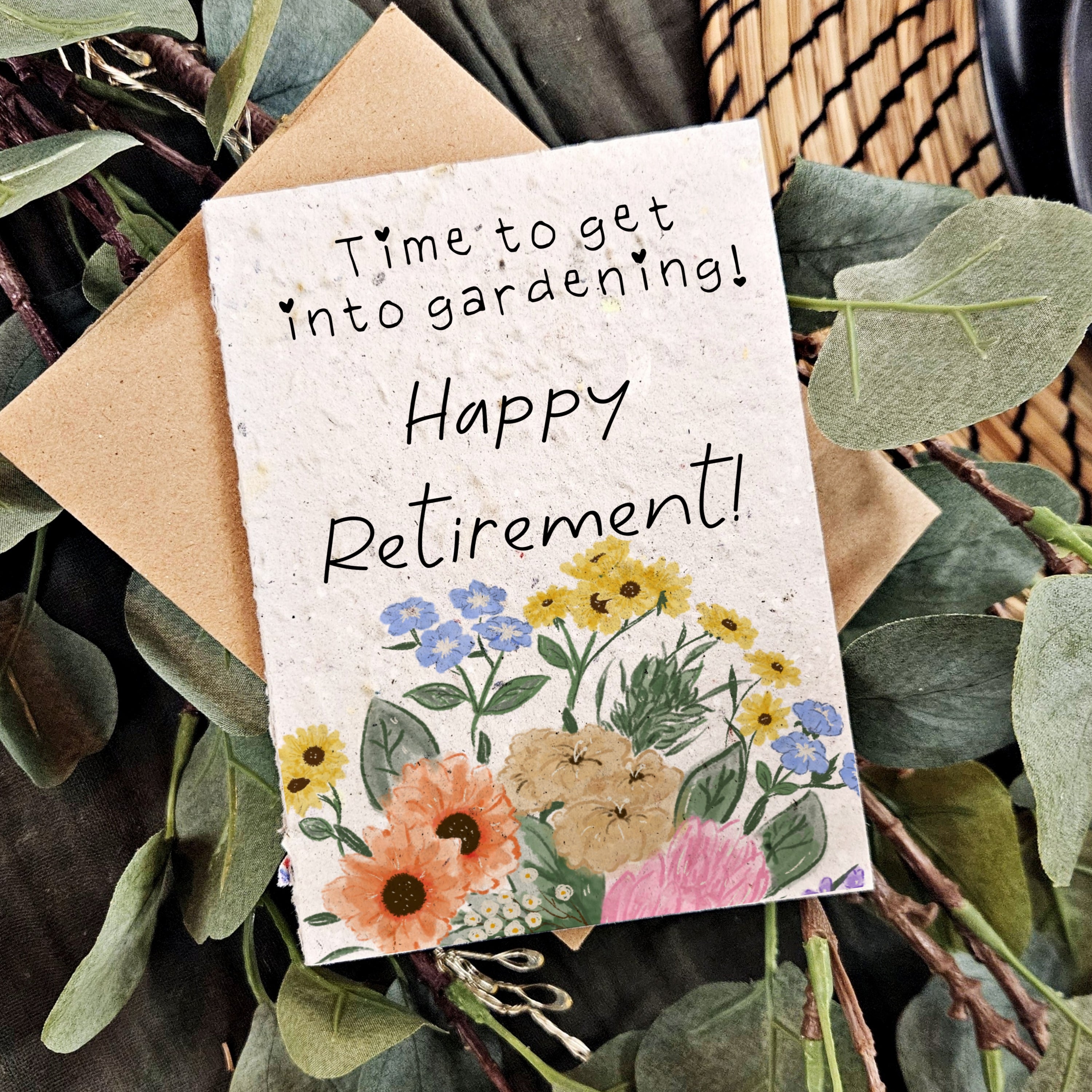 Time to Start Gardening - Retirement Card