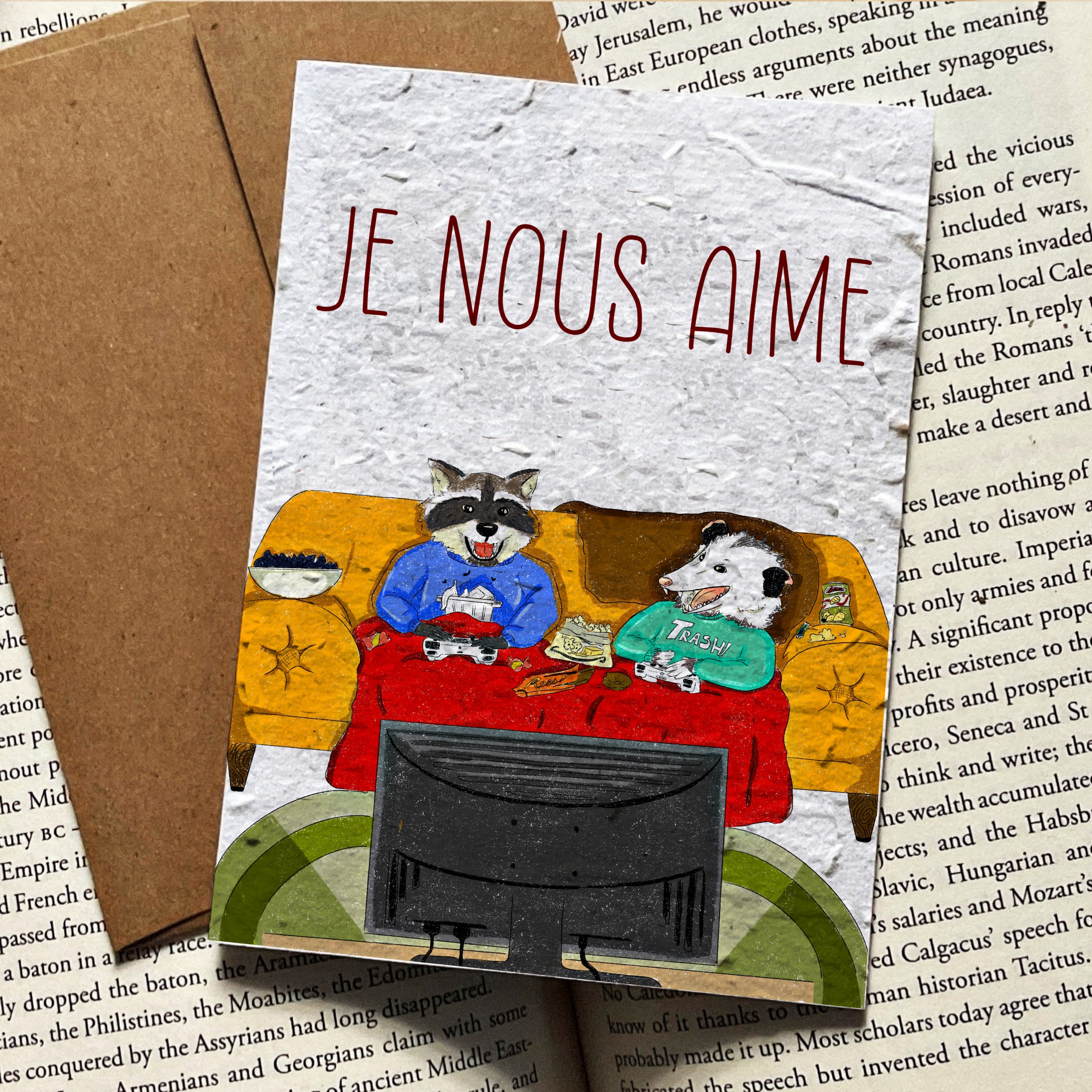 I love us - Love card