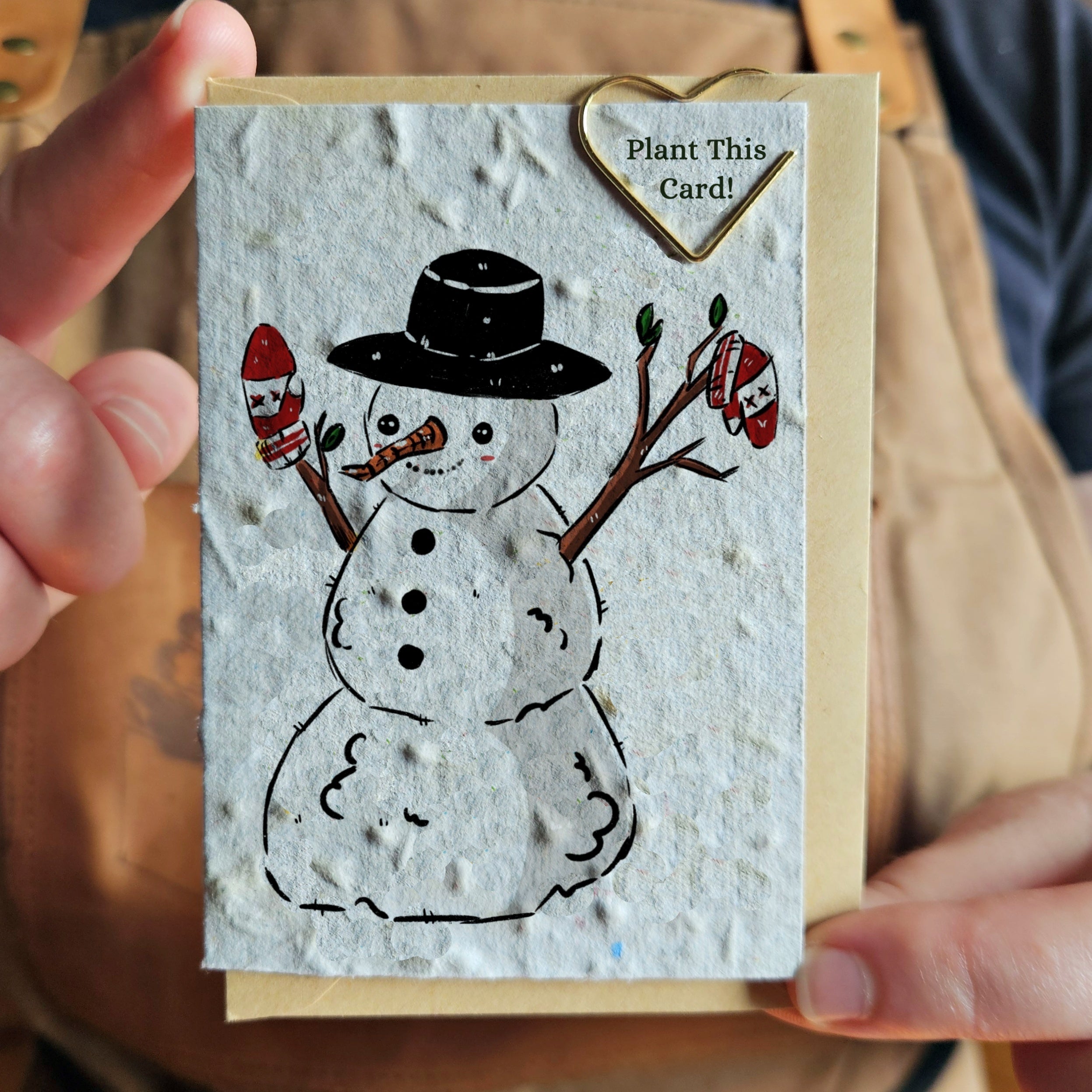 Mini Card - Snowman