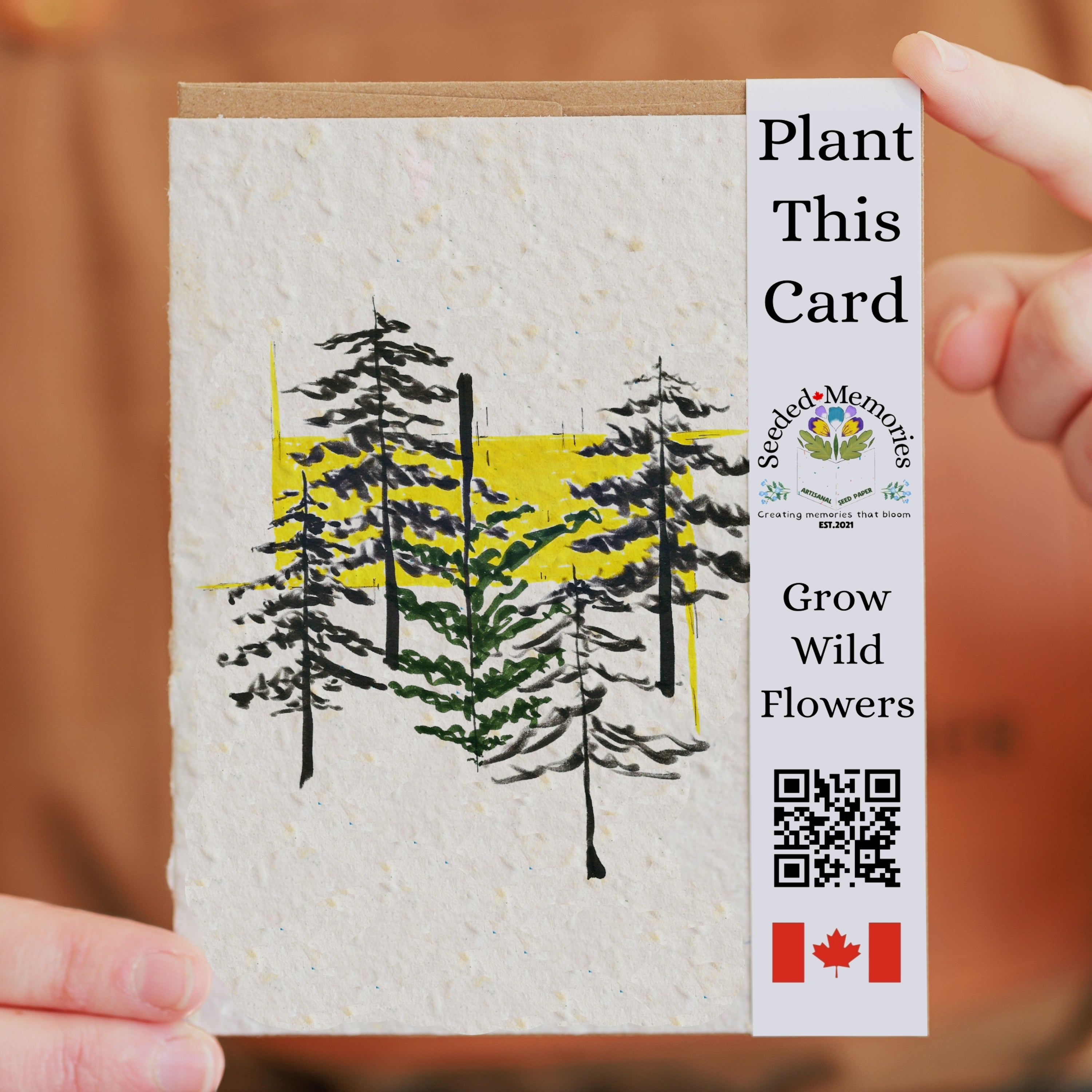 Pine Trees - Nature Card