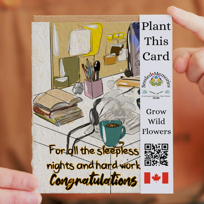 For All the Sleepless Nights - Graduation Card
