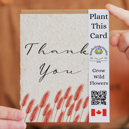 Field of Wheat - Thank You Card