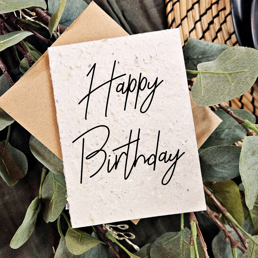 Classic Happy Birthday - Birthday Card