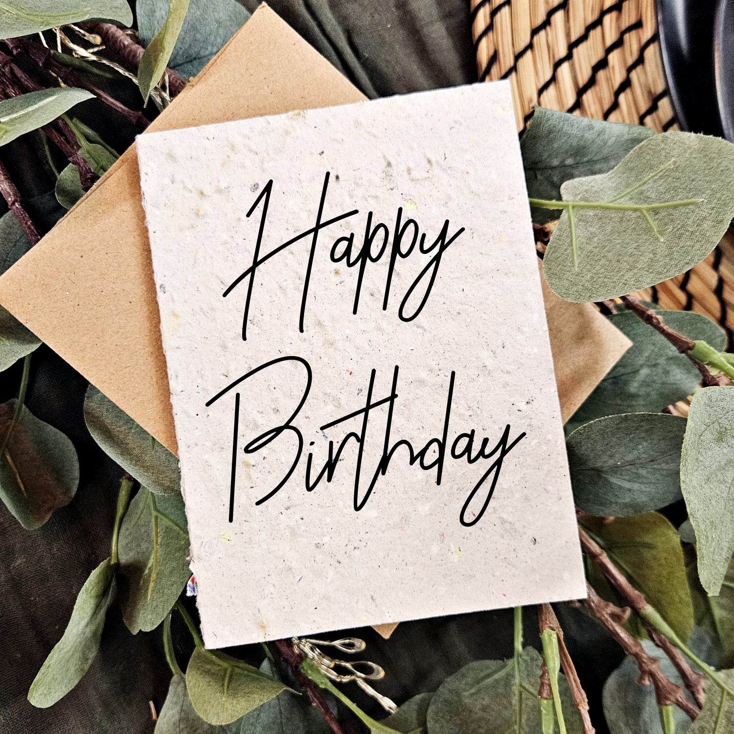Classic Happy Birthday - Birthday Card