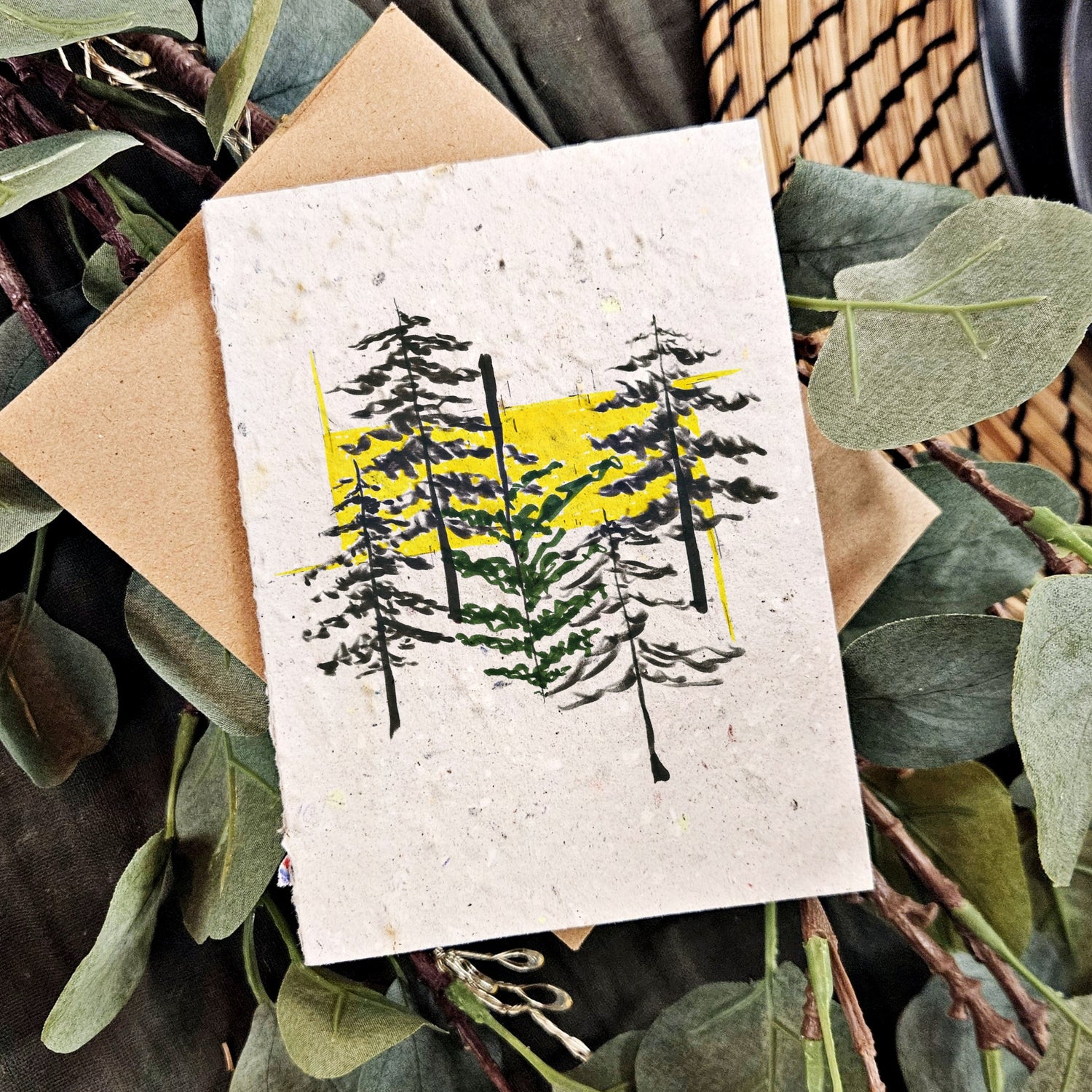 Pine Trees - Nature Card
