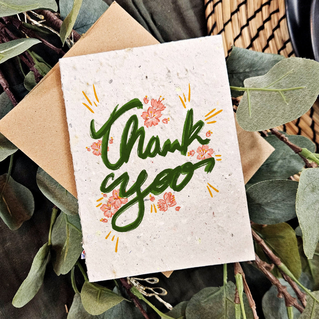Floral - Thank You Card