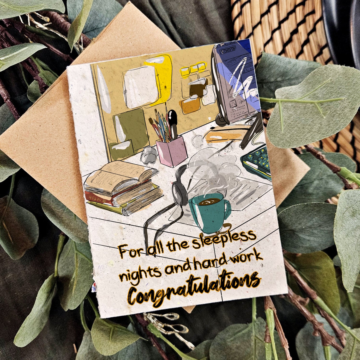 For All the Sleepless Nights - Graduation Card