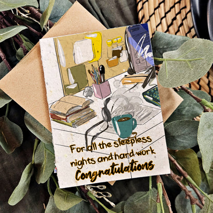 For All the Sleepless Nights - Graduation Card