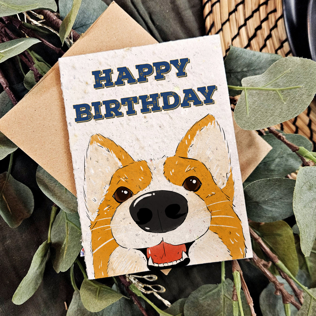 Corgi Love - Birthday Card