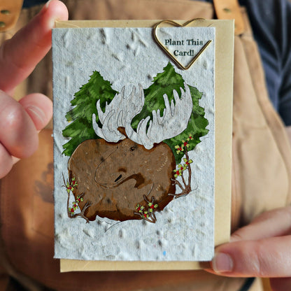 Mini Card - Canadian Moose