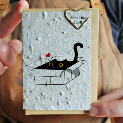 Mini Card - Cat in the box