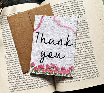 Roses Thank You Card