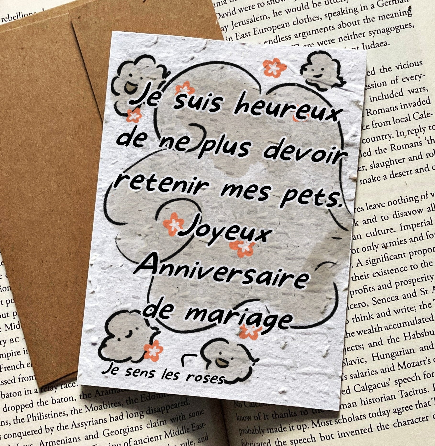 Happy Anniversary, Holding Farts - Love Card