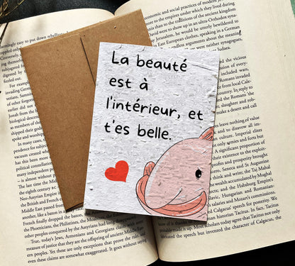 Blob Fish Inside Beauty Nice Fish Special Collection Card