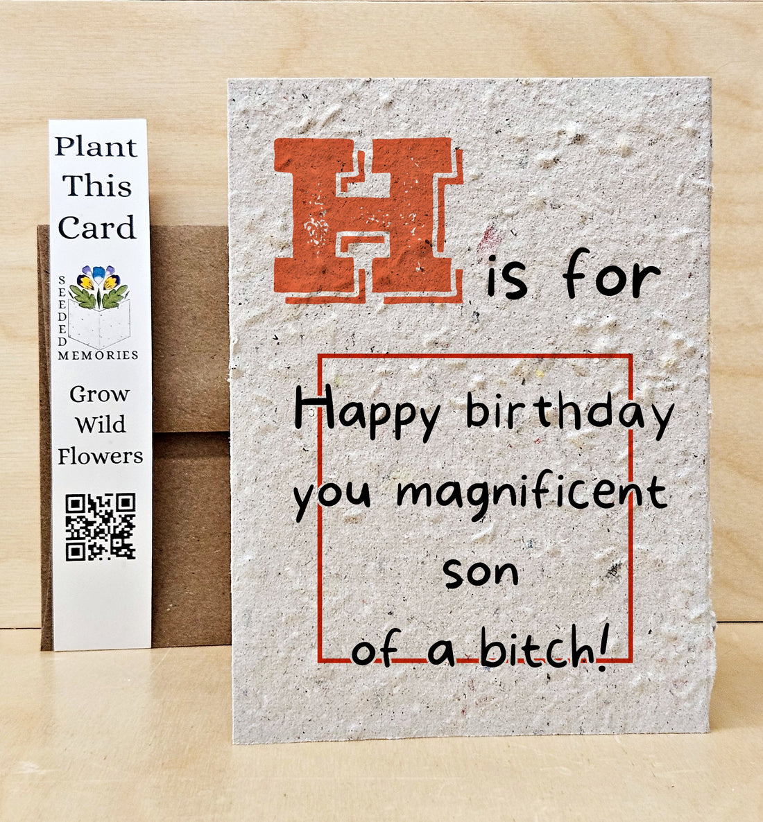 H is for - Birthday Card