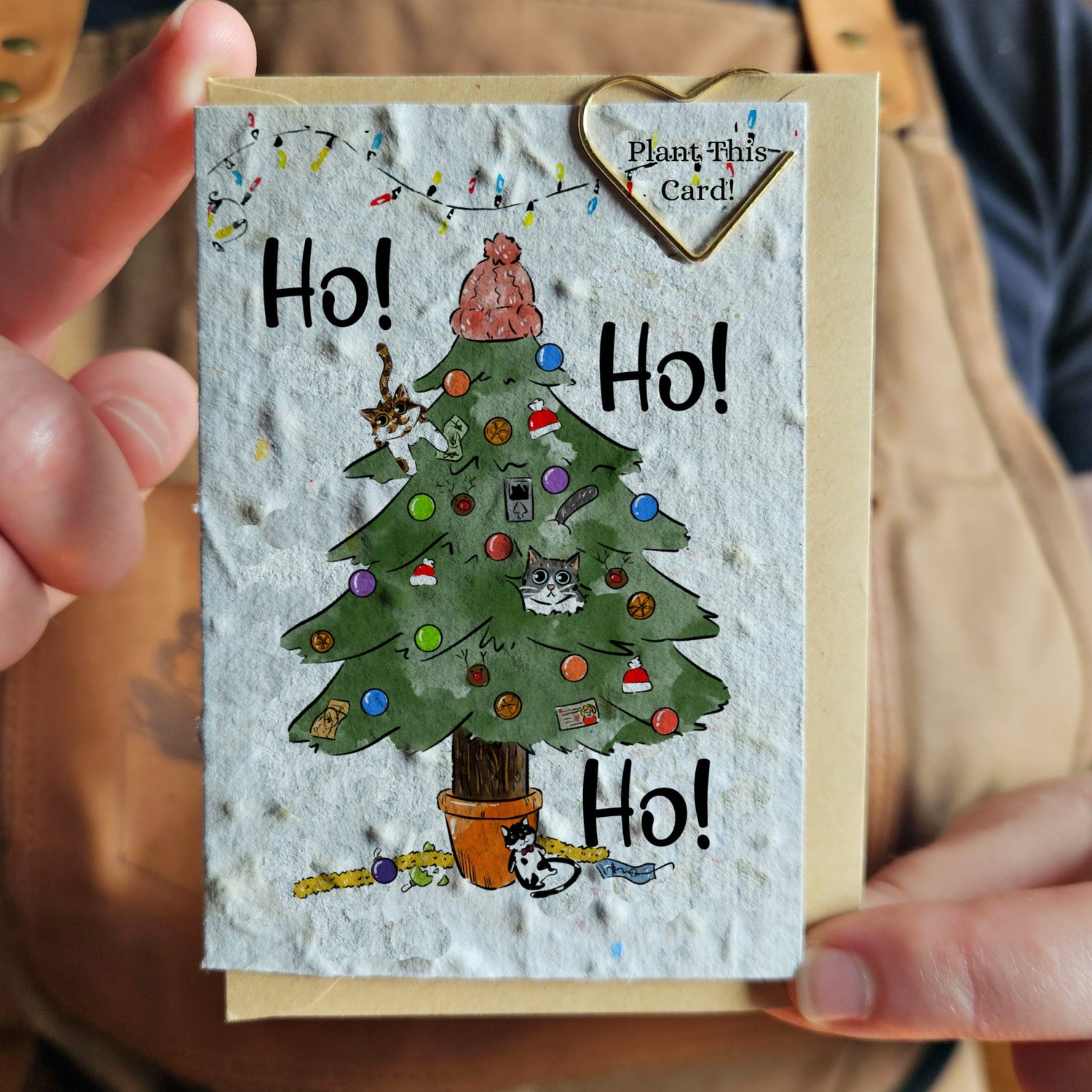 Christmas Mini Card - Ho ho ho!