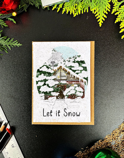 Let It Snow Holiday Card