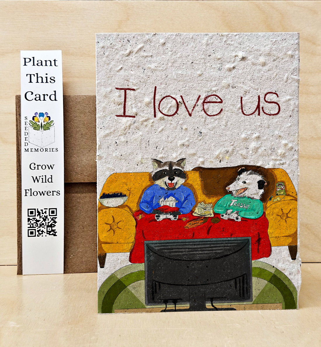 I love us - Valentine card