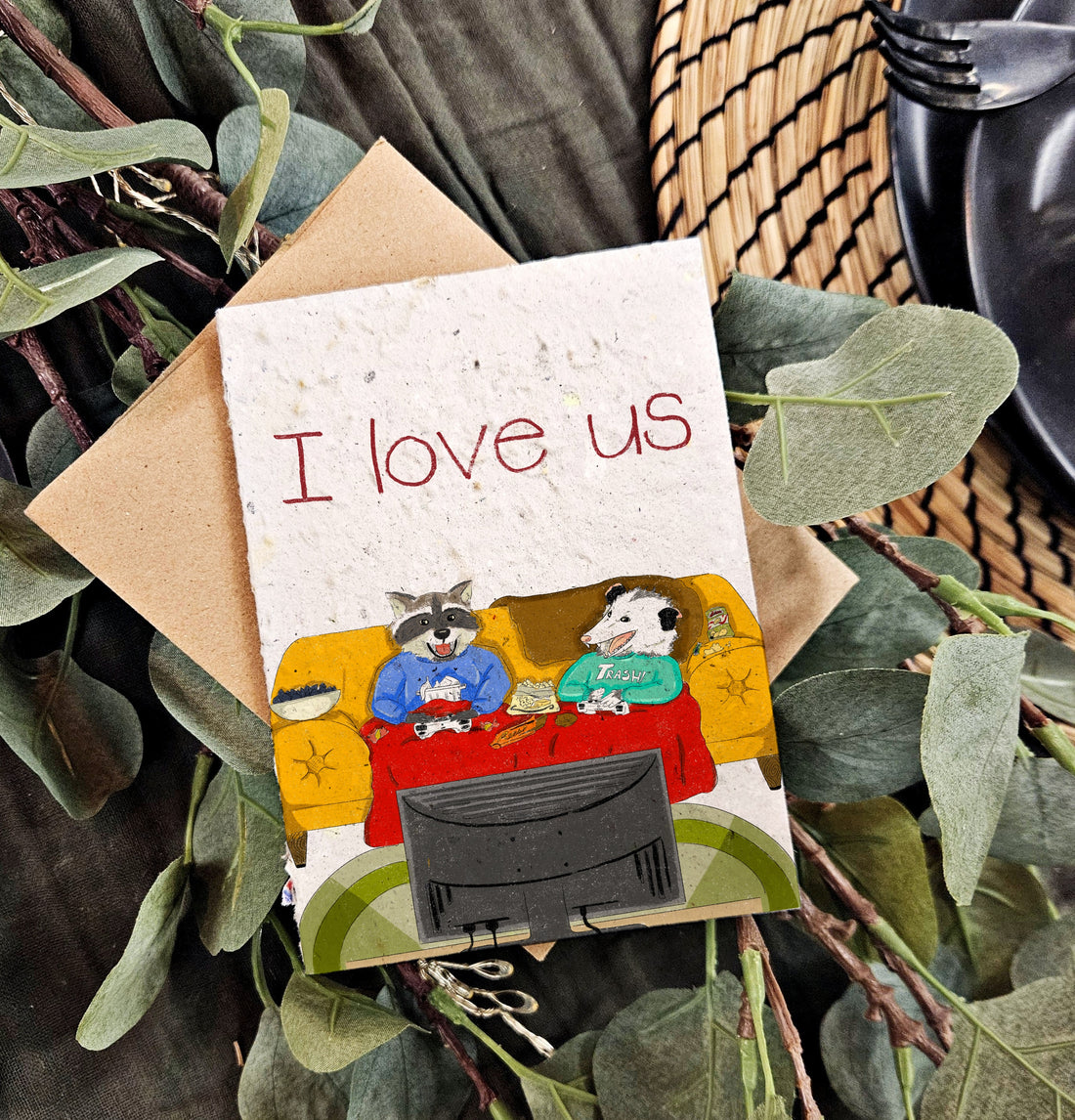 I love us - Love card