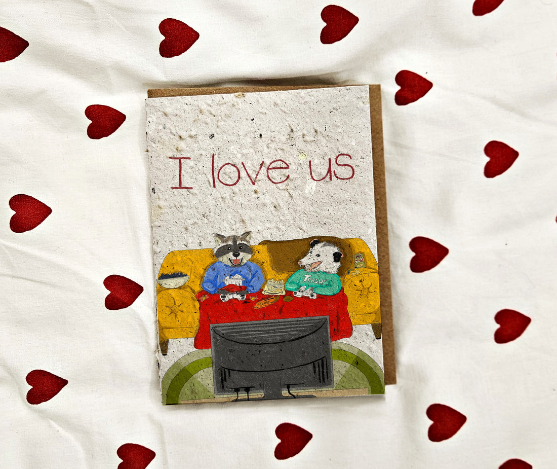 I love us - Valentine card