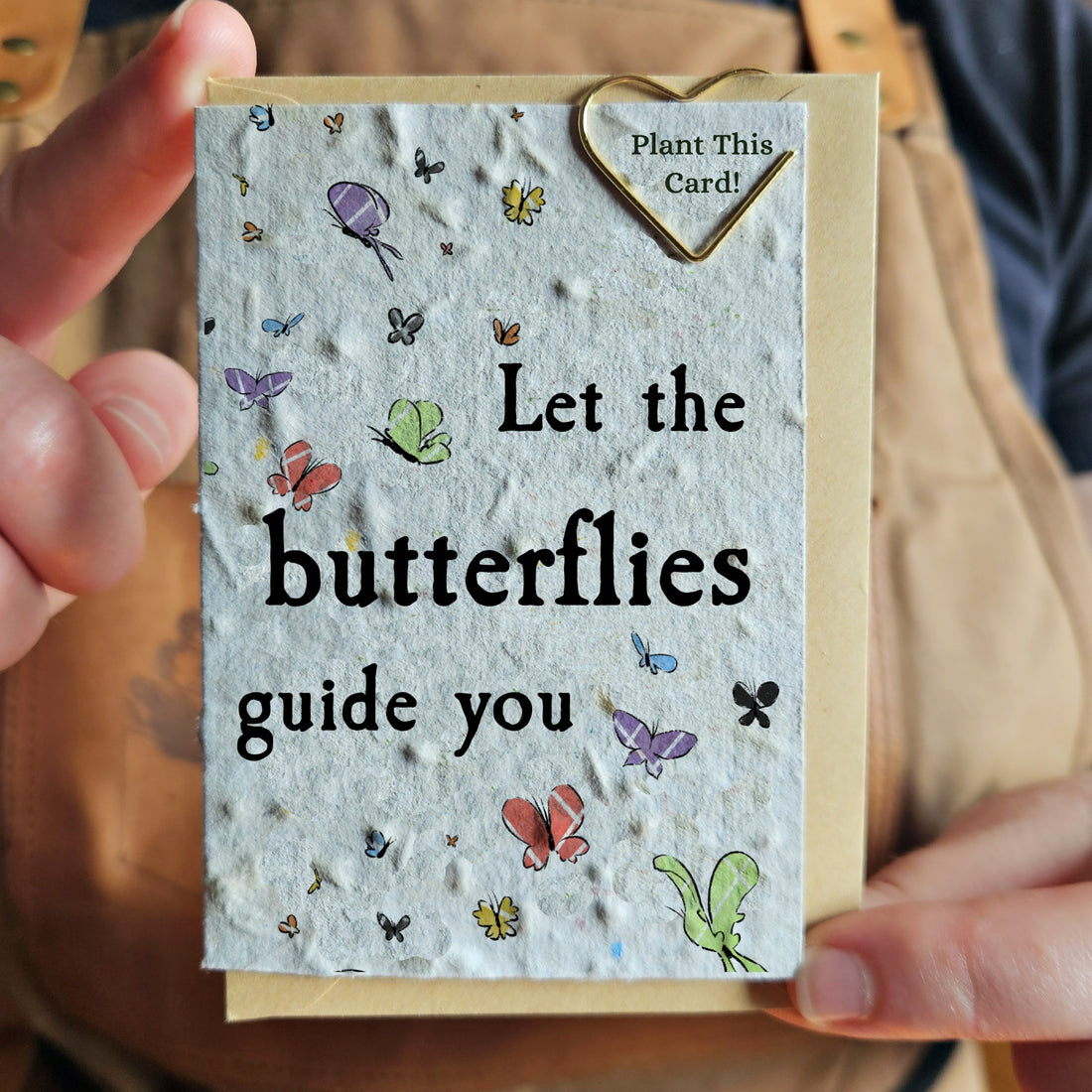 Mini Card - Let the butterflies guide you