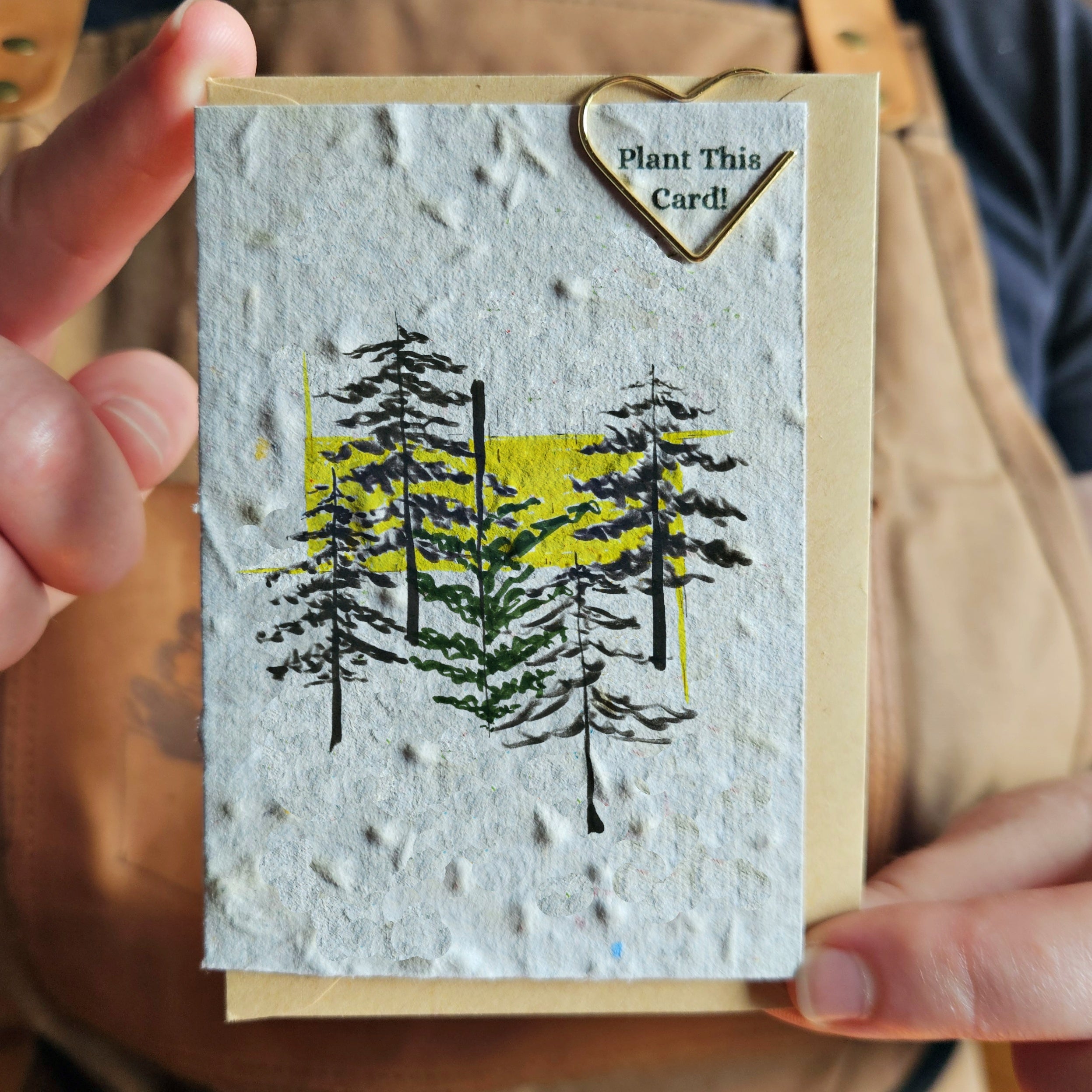 Mini Card - Pine Tress