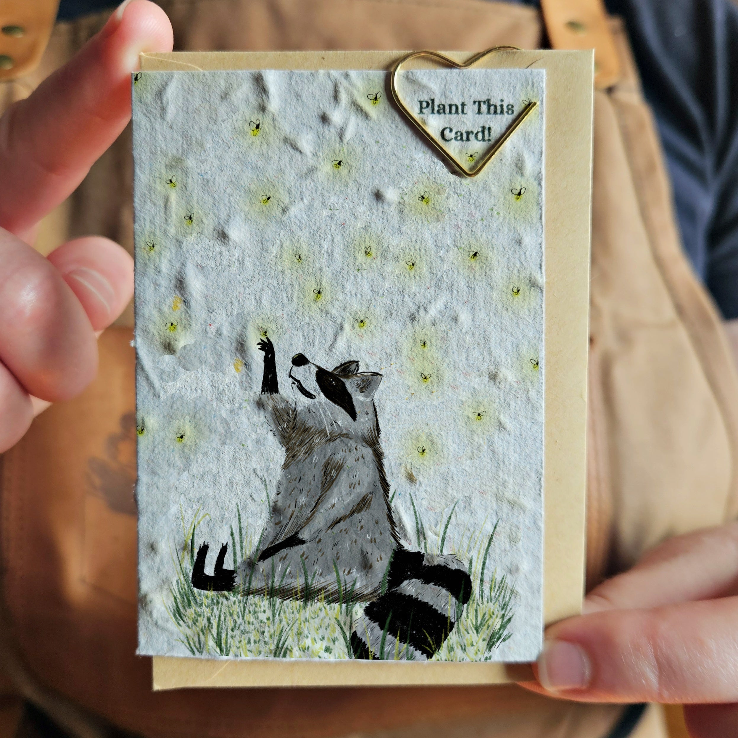 Mini Card - Racoon