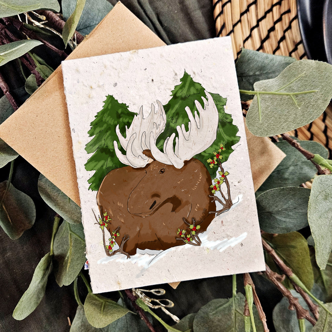 Canadian Moose - Nature Card