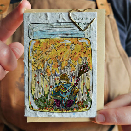 Mini Card - Auttumn Terrearium