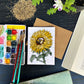 The bee and The sunflower