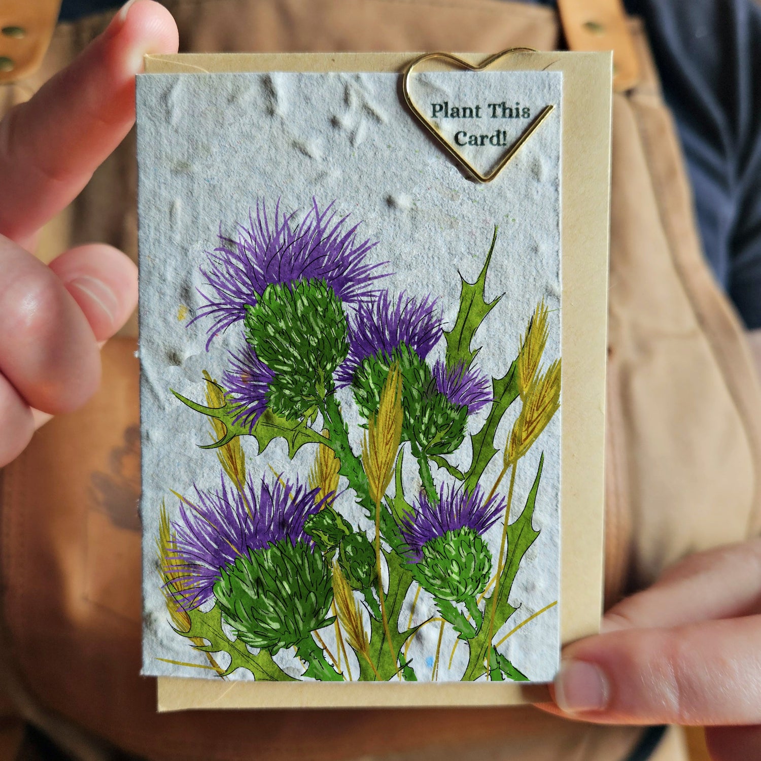 Mini Card - Thistle