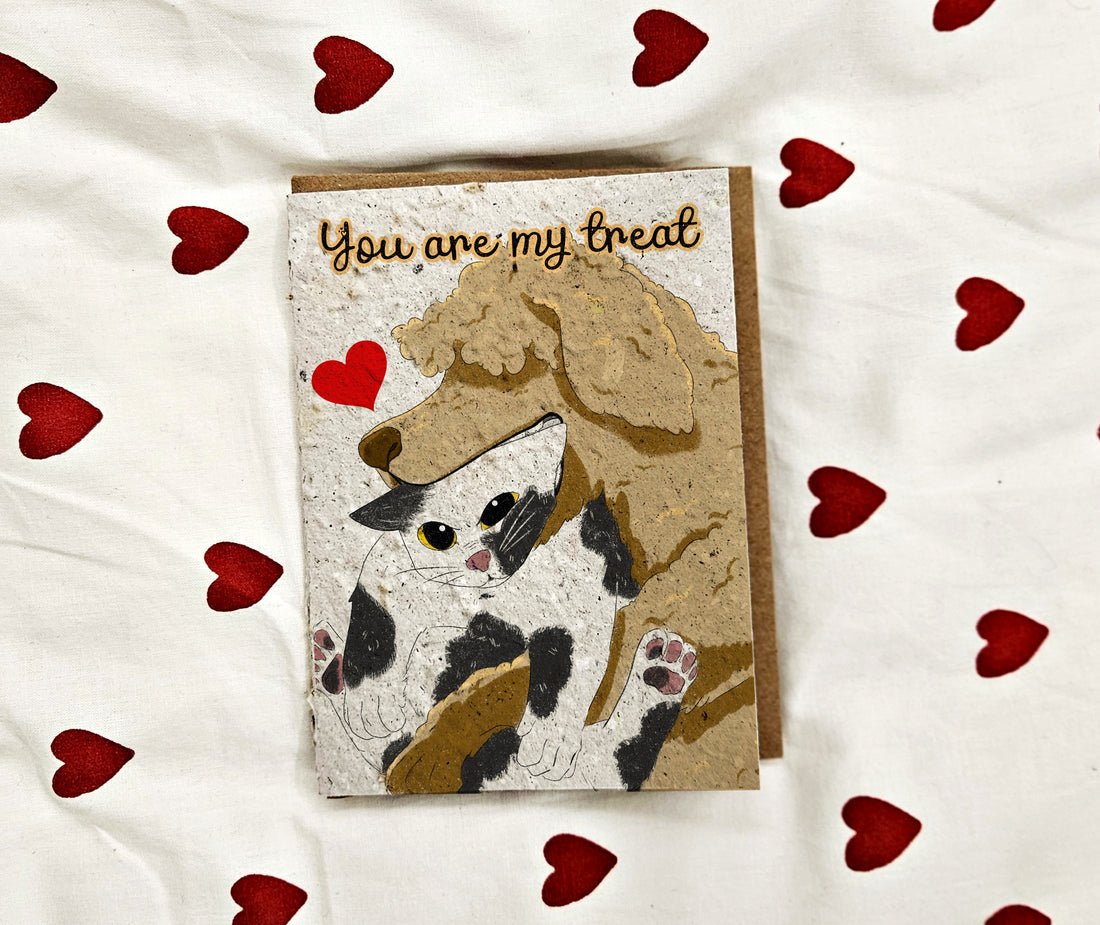 You are my treat! - Valentine card