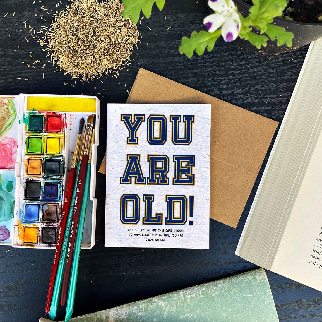 You Are Old Birthday Card